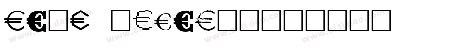 Euro Regular字体转换